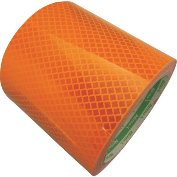 日東エルマテリアル 軟質高輝度プリズム反射テープDM9600 100mm×5M 黄