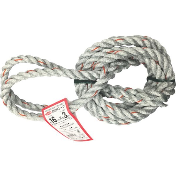 台付ロープ 16mm×3m