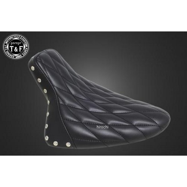 スタッド付きシングルシート ダイヤ ストレッチリアフェンダー&フラットフェンダー専用 ドラッグスター400 黒