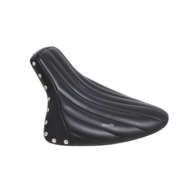 スタッド付きシングルシート バーチカル ストレッチリアフェンダー&フラットフェンダー専用 黒