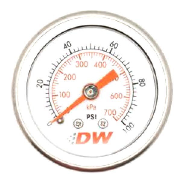 0-100 PSI 1/8in NPT Mechanical Fuel Pressure Gauge