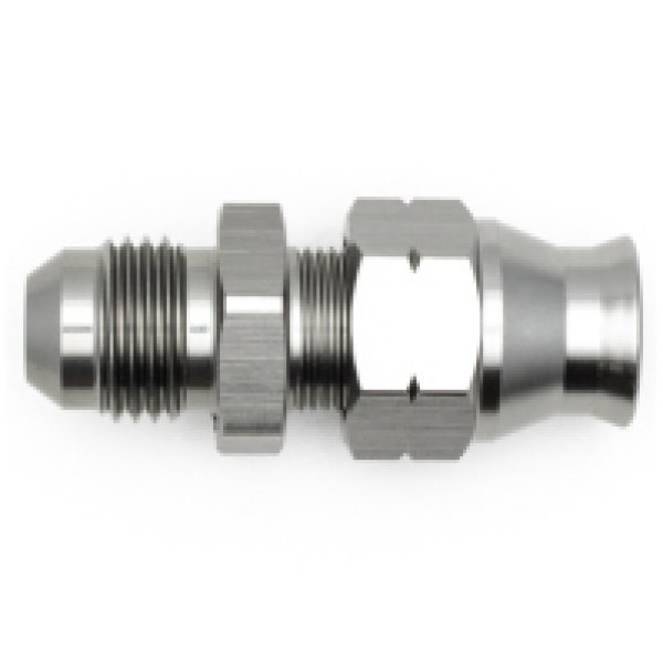 6AN Male Flare to 5/16in Hardline Compression Adapter (Incl. 1 Olive Insert)