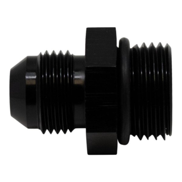 10AN ORB Male to 8AN Male Flare Adapter (Incl O-Ring) - Anodized Matte Black