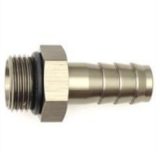 8AN ORB Male To 3/8in. Male Triple Barb Fitting (Incl. O-Ring)