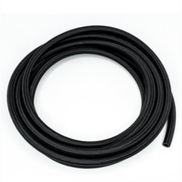 6AN Black Nylon Braided CPE Hose 20 Feet
