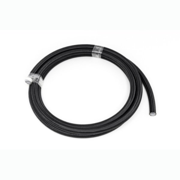 6AN Black Nylon Braided PTFE Hose 10 Feet