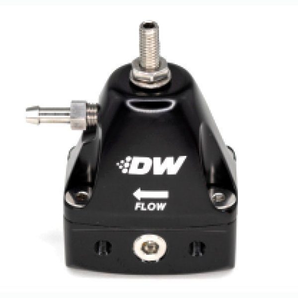 DWR1000iL In-Line Adjustable Fuel Pressure Regulator - Black