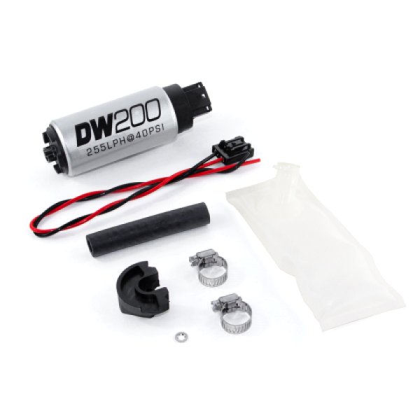 94+ Nissan 240sx/Silvia S14/S15 255 LPH DW200 In-Tank Fuel Pump w/ Install Kit