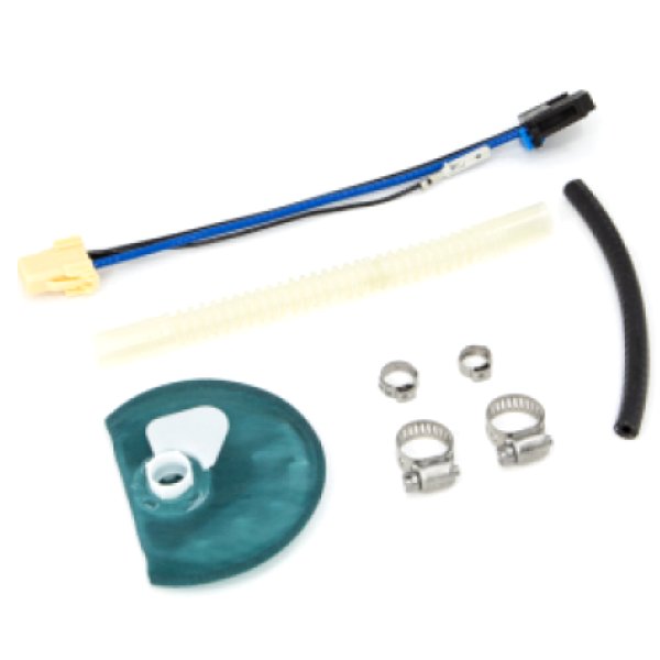 415LPH DW400 Fuel Pump w/9-1047 Install Kit 15-17 Ford Mustang V6/GT w/ 1/8in Venturi