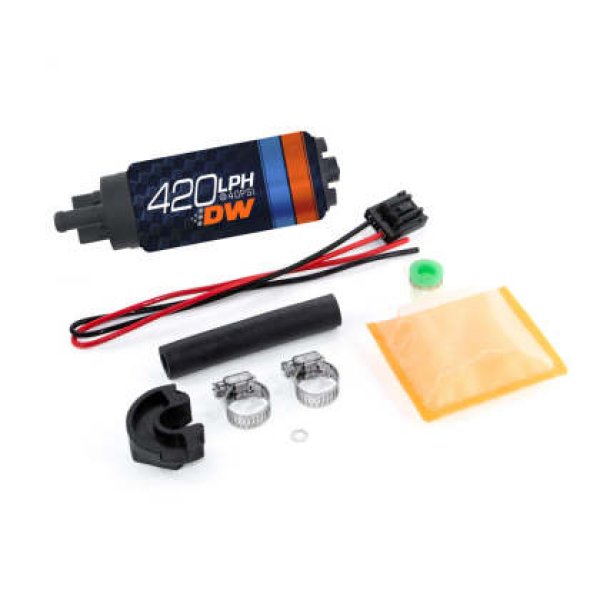 DW420 Series 420lph In-Tank Fuel Pump w/ Install Kit For 89-94 240SX