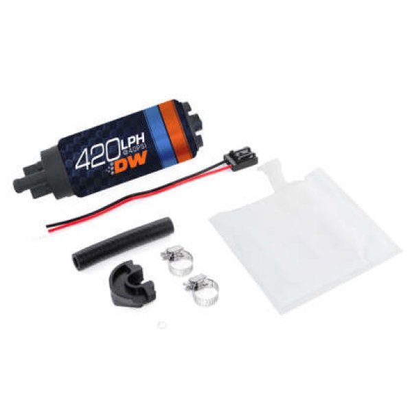 DW420 Series 420lph In-Tank Fuel Pump w/ Install Kit For Forester 97-07 Impreza