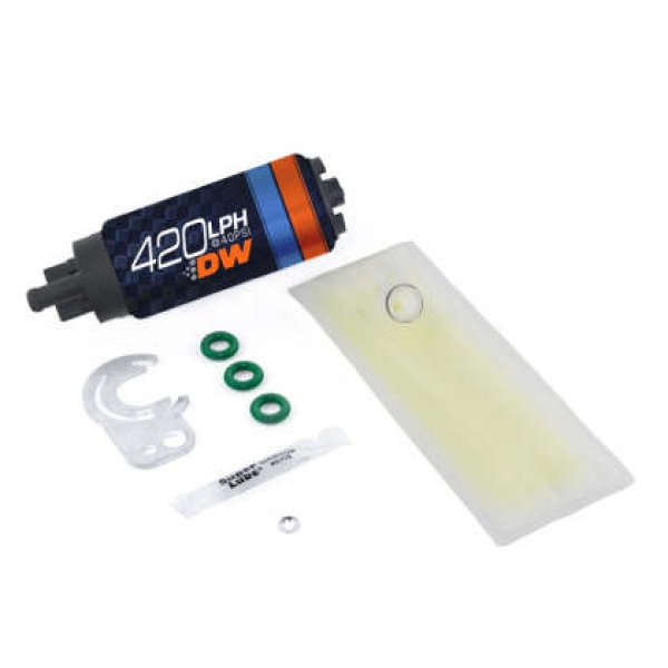 DW420 Series 420lph In-Tank Fuel Pump w/ Install Kit For Miata 89-93