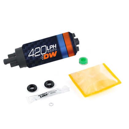 DW420 Series 420lph In-Tank Fuel Pump w/ Install Kit For Eclipse (Turbo AWD) 95-98