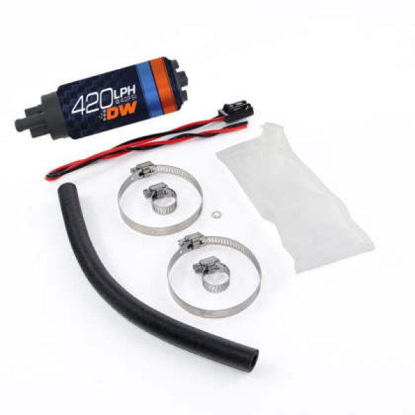 DW420 Series 420lph In-Tank Fuel Pump w/ Install Kit For 90-96 300ZX Z32