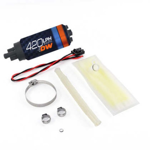 DW420 Series 420lph In-Tank Fuel Pump w/ Install Kit For BMW E36 / E46
