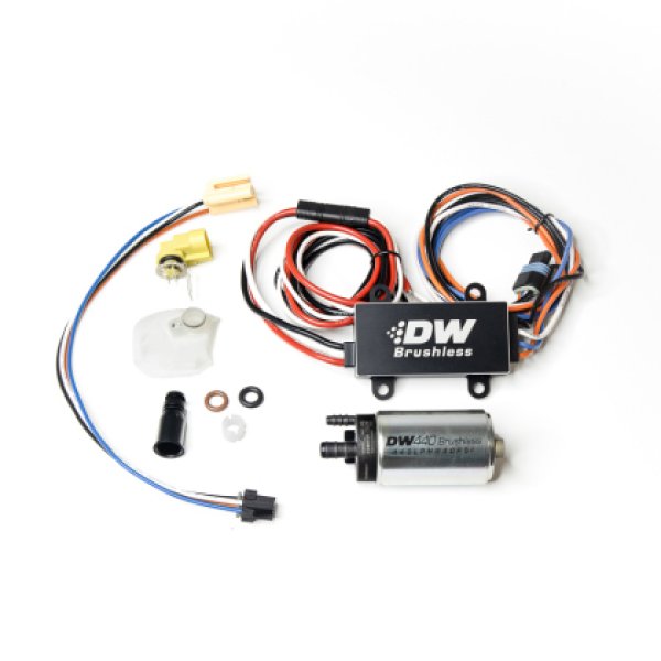 DW440 440lph Brushless Fuel Pump Single/Dual Controller w/ Install Kit 08-14 Subaru WRX