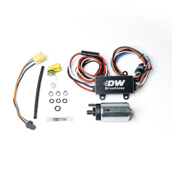 16+ Chevy Camaro 440lph In-Tank Brushless Fuel Pump w/9-0902 Instl kit/C102 Controller