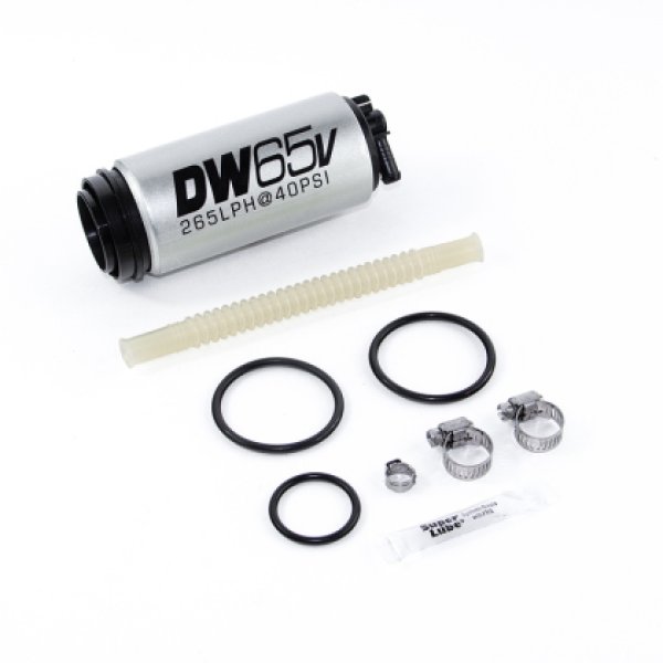 DW65v Series 265 LPH Compact In-Tank Fuel Pump w/ VW/Audi 1.8T / 3.2 VR6 AWD Set Up Kit