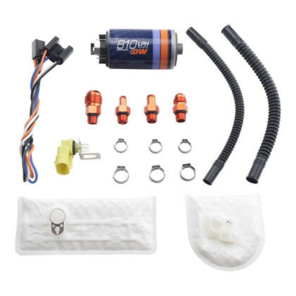 DW810 Brushless Series 810lph In-Tank Brushless Fuel Pump w/ 9-1002 Install kit