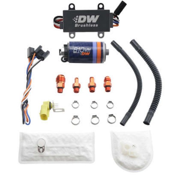 DW810 Brushless 810lph In-Tank Brushless Fuel Pump w/ 9-1002 + Dual Speed Controller
