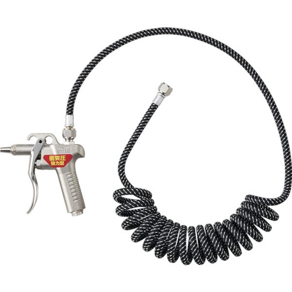 糸巻きコイルホースエアーダスターガンセット