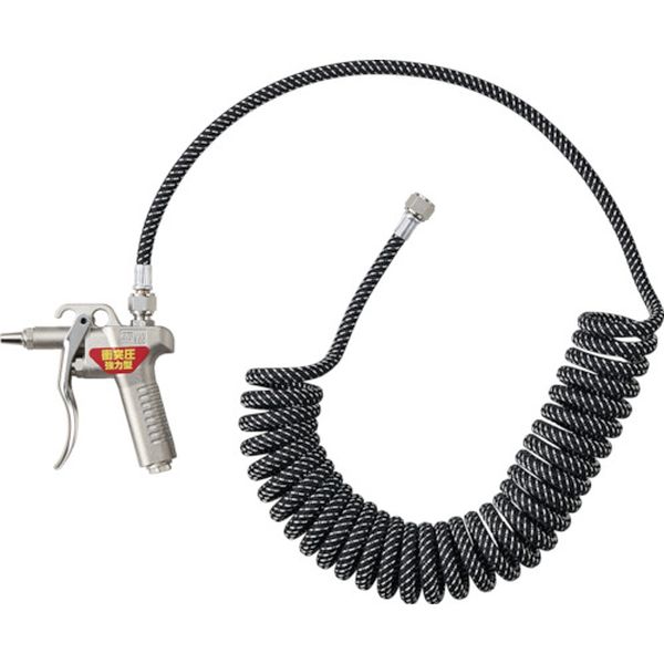 糸巻きコイルホースエアーダスターガンセット