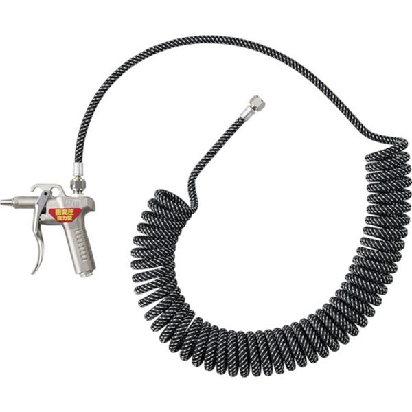 糸巻きコイルホースエアーダスターガンセット