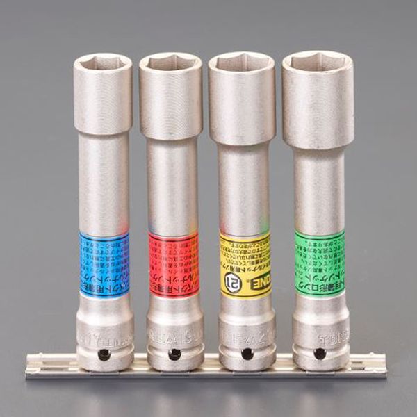 1/2"DR ホイールナット用薄型ロングインパクトソケットセット