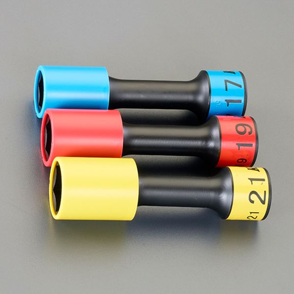 1/2"DRx 7・19・21mm ホイールナットインパクトソケット(薄肉)