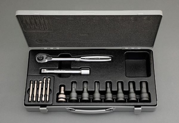 1/2"DR/3-17mm[HEX]ｲﾝﾊﾟｸﾄﾋﾞｯﾄｿｹ