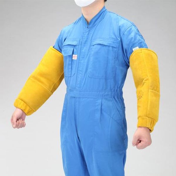 400mm 腕カバー (熔接用・牛革/1双)