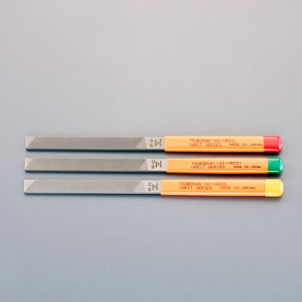 215mm やすり(3本組/バリ取り用/平/荒-細目)