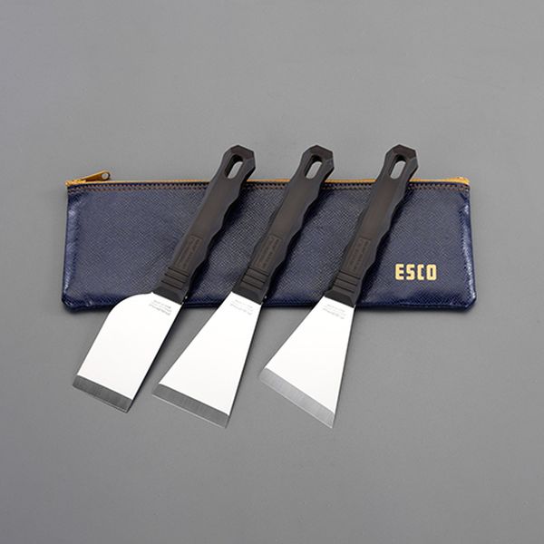 3本組 革すきセット(ステンレス製)