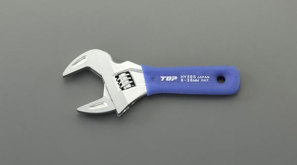 157mm/38mm ワイドモンキーレンチ(薄口/シ