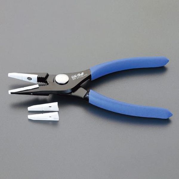 165mm フラットノーズプライヤー (ソフトタッチ)