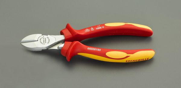 180mm 絶縁斜ニッパー