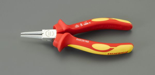 160mm 絶縁ラウンドノーズプライヤー