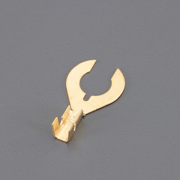 0.50-2.00m㎡/ 6mm クワ形端子(薄型/100個)