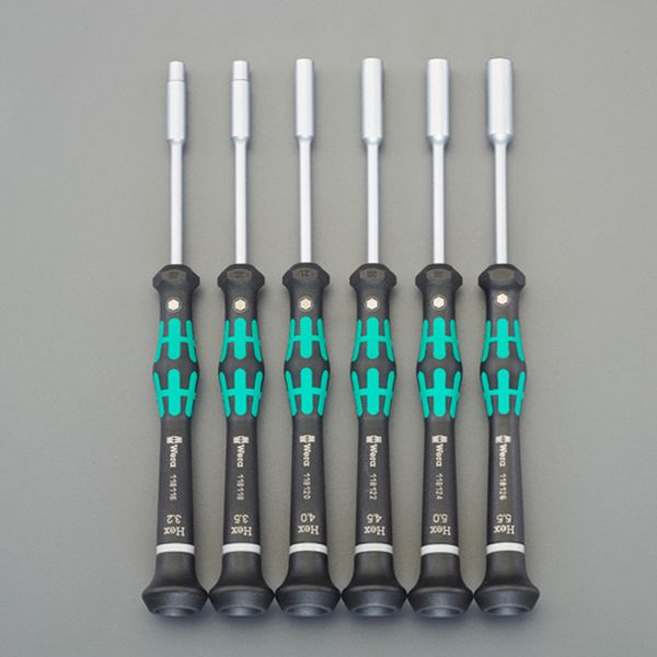 ６本組 Nutドライバーセット(精密用/インチ)