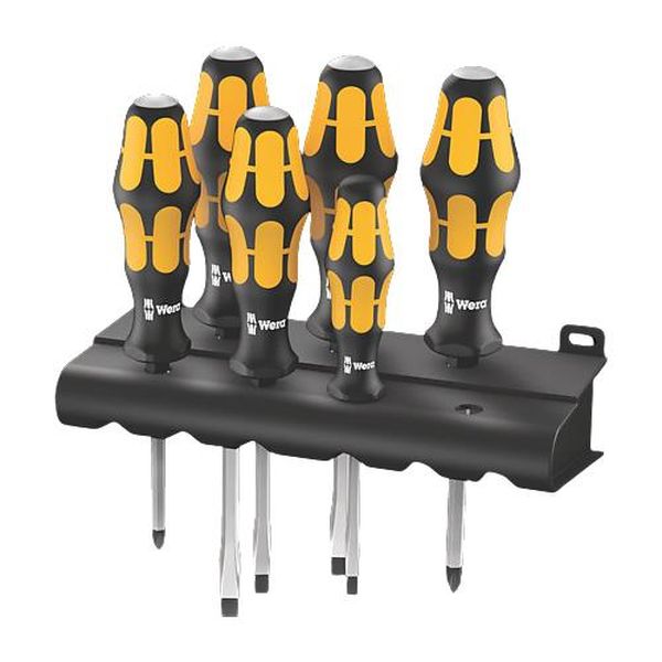 6本組 [＋ -] ドライバー (手元六角/ホルダー付)