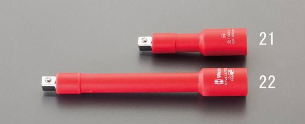 3/8"DRx 91mm 絶縁ｴｸｽﾃﾝｼｮﾝﾊﾞｰ