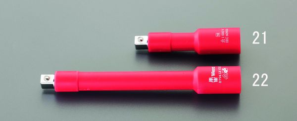 3/8"DRx166mm 絶縁ｴｸｽﾃﾝｼｮﾝﾊﾞｰ