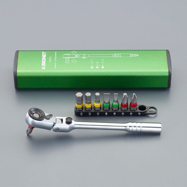  + - Hexドライバーセット(ラチェット式)