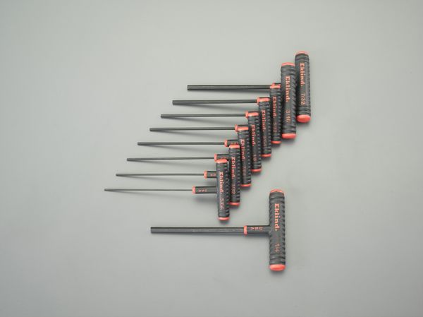 5/64"-1/4"/9本組 [Hexagon] T型レン