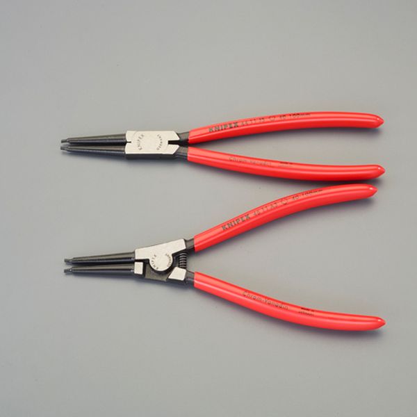 ２本組 スナップリングプライヤー(軸・穴用/ツールロール付)