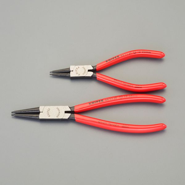 ２本組 スナップリングプライヤー(穴用/ツールロール付)