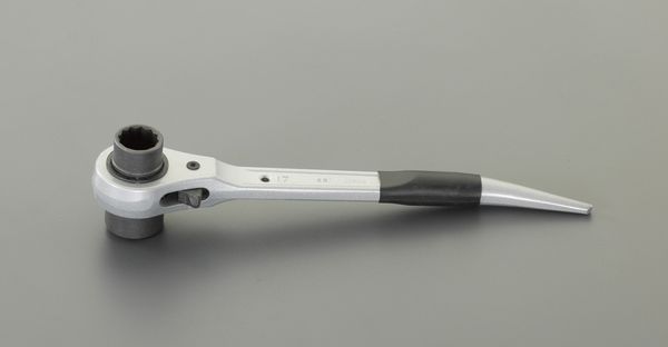 17x19mm/241mm 両口ラチェットレンチ(ショ