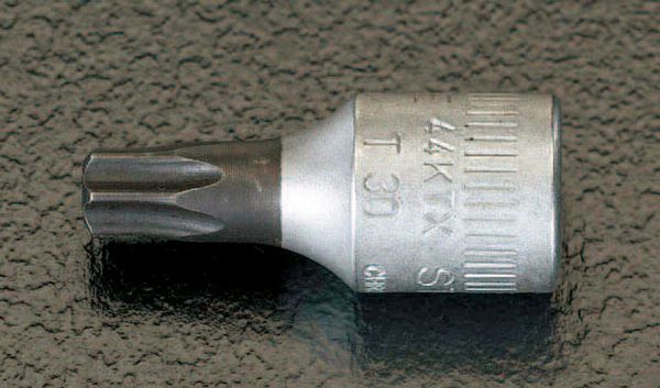 1/4"DRx T9[Torx]ビットソケット