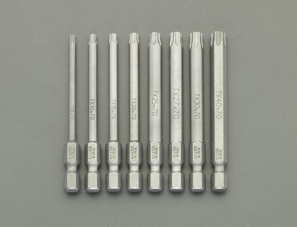 8本組/T 8-T40 [Torx]ドライバービッ