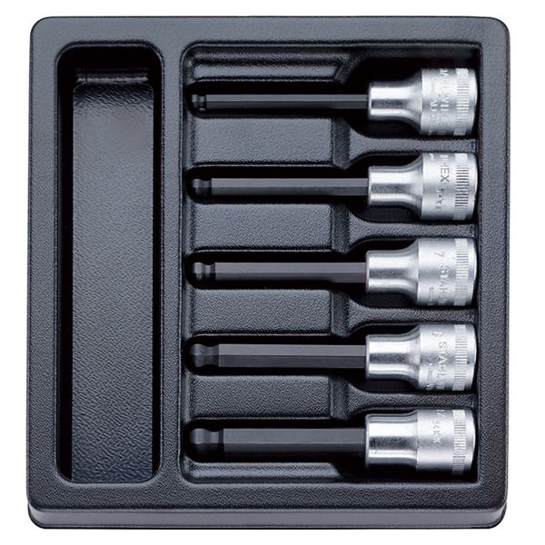 1/2"DR/5点 [Ball-Hex]ビットソケットセ